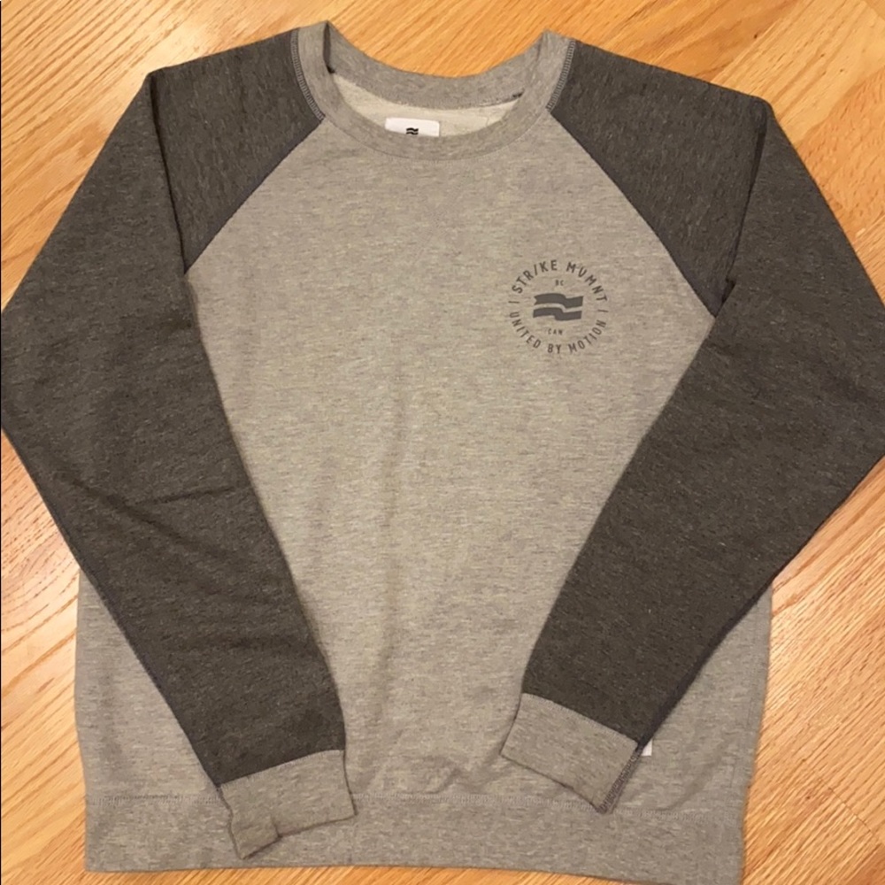 Gray sweatshirt